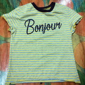 Juniors Kind Karma Size XS Tee Bonjour
